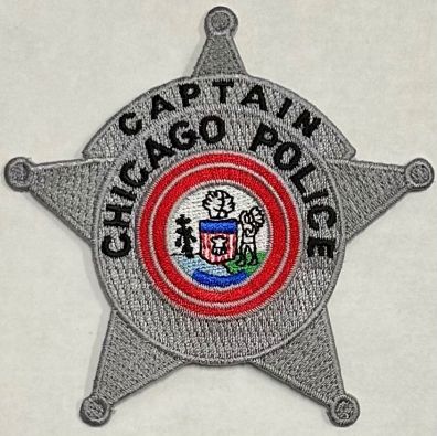CHICAGO POLICE LIEUTENANT BADGE PATCH.